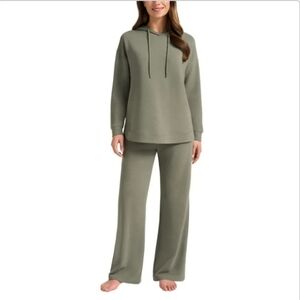 Women's Cozy Olive Pajama Set